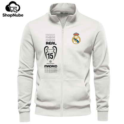 BUZO CUELLO ALTO REAL MADRID BORDADO