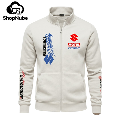 BUZO CUELLO ALTO SUZUKI ESTAMPADO