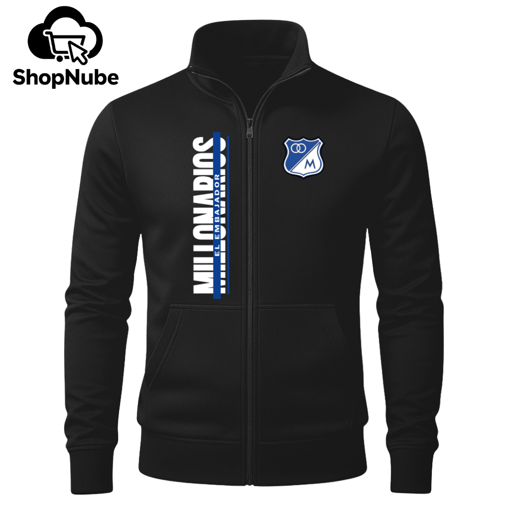 BUZO MILLONARIOS CUELLO ALTO ESTAMPADO