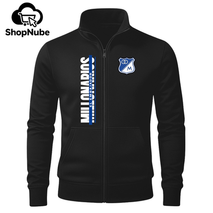 BUZO MILLONARIOS CUELLO ALTO ESTAMPADO
