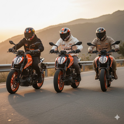 BUZO CON CAPOTA KTM ESTAMPADO