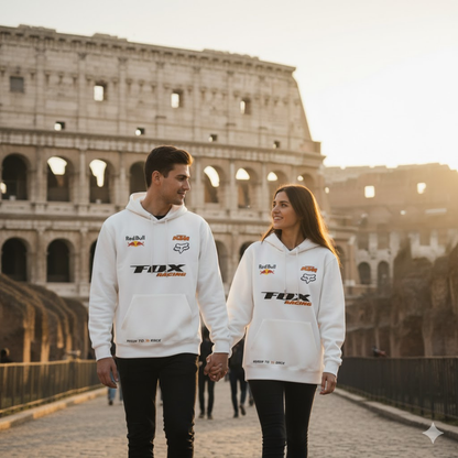 BUZO CON CAPOTA KTM ESTAMPADO