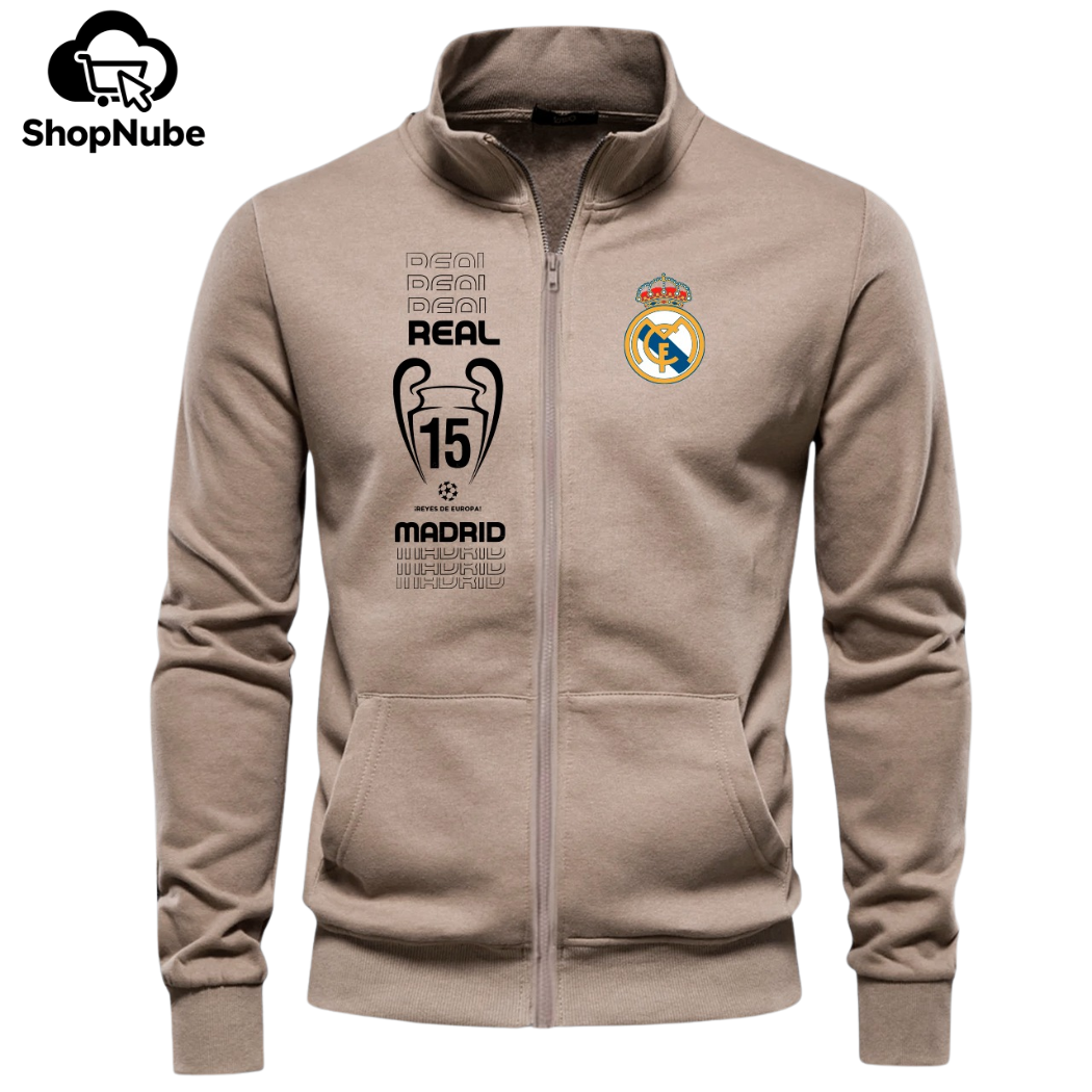 BUZO CUELLO ALTO REAL MADRID BORDADO