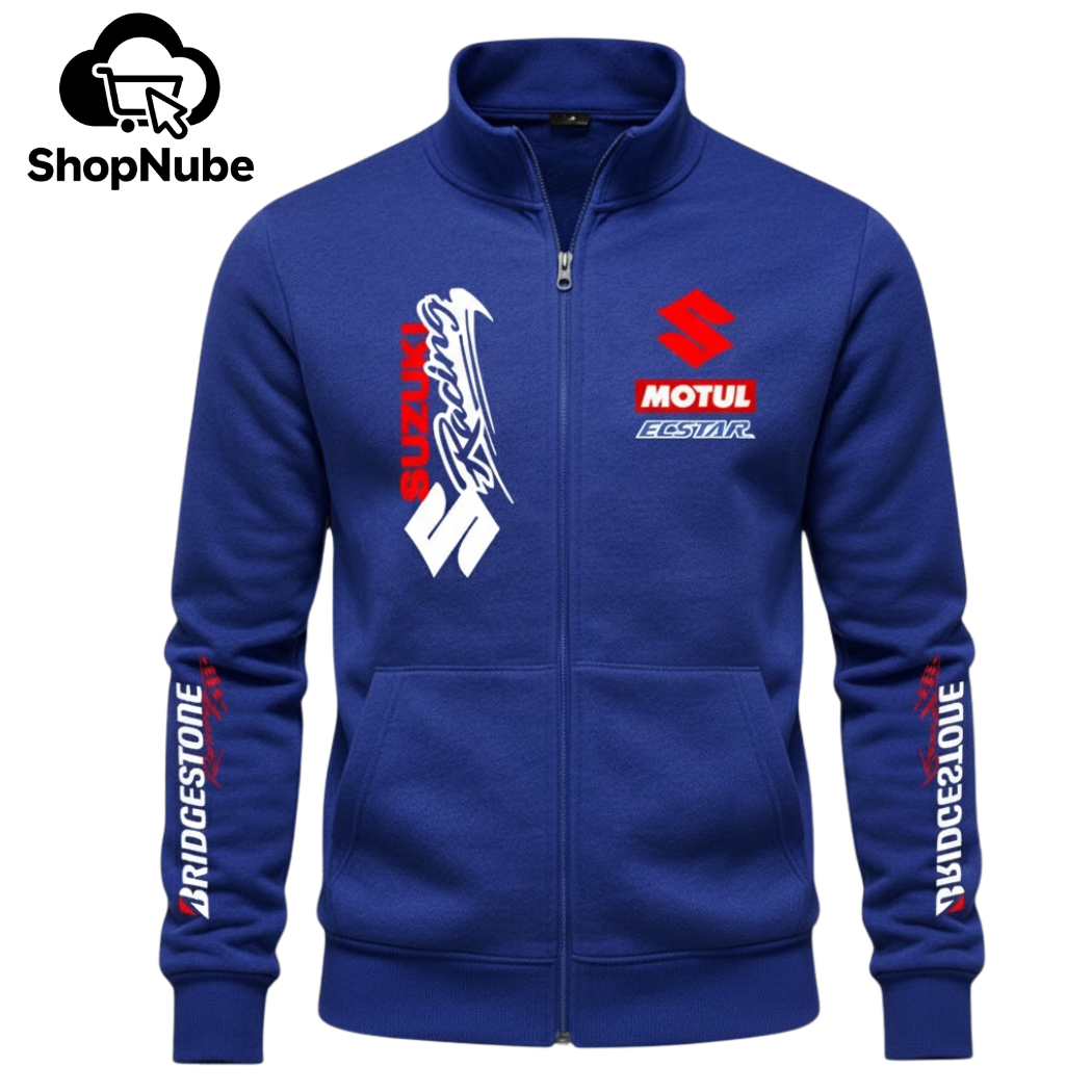 BUZO CUELLO ALTO SUZUKI ESTAMPADO