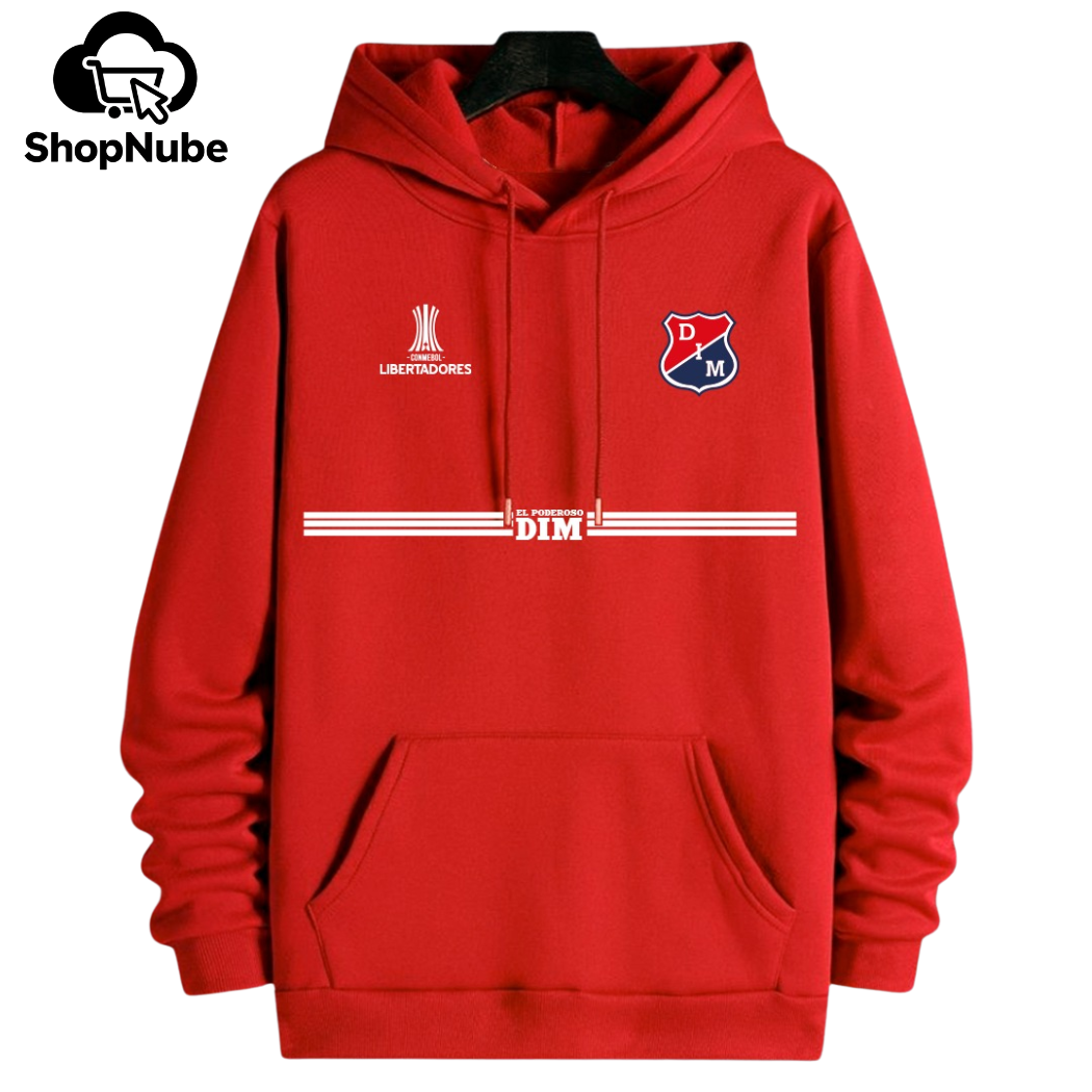 BUZO CON CAPOTA INDEPENDIENTE MEDELLÍN LOGO BORDADO