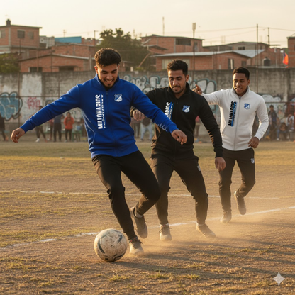 BUZO MILLONARIOS CUELLO ALTO ESTAMPADO