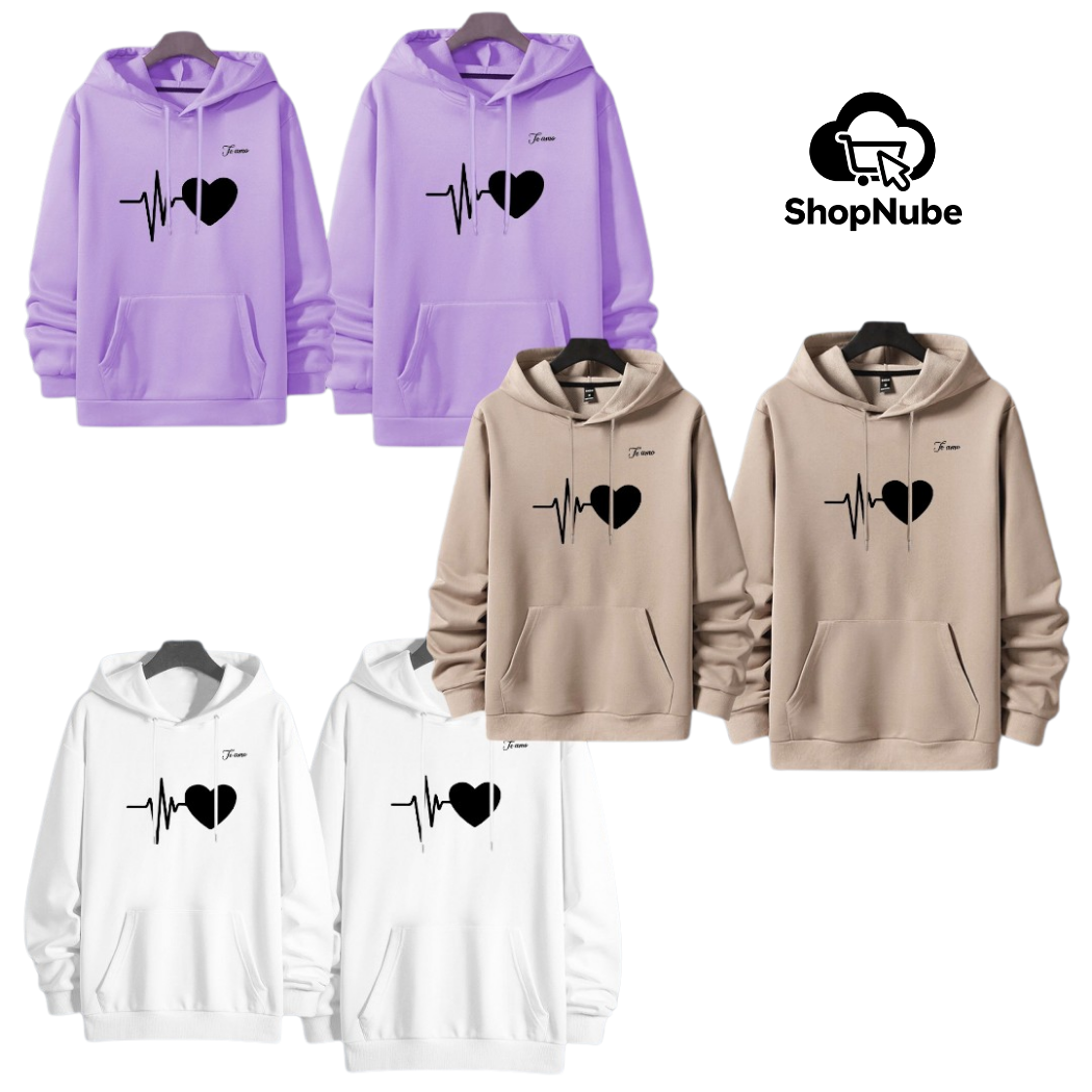 BUZOS EN PAREJA CORAZON ELECTRICO