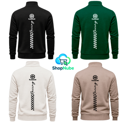 BUZO CUELLO ALTO MOTO KAWASAKI ESTAMPADO