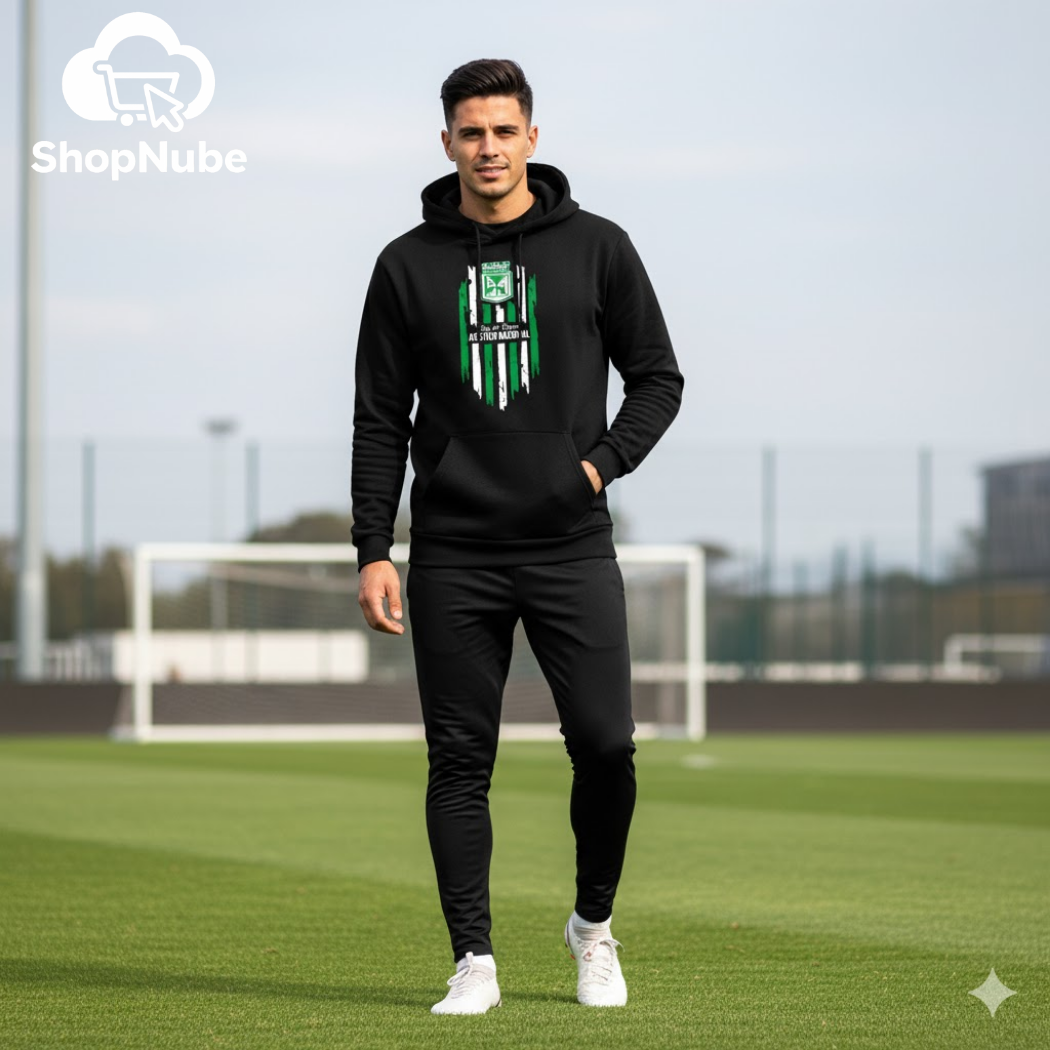 BUZO ATLÉTICO NACIONAL - ESTAMPADO FRANJAS