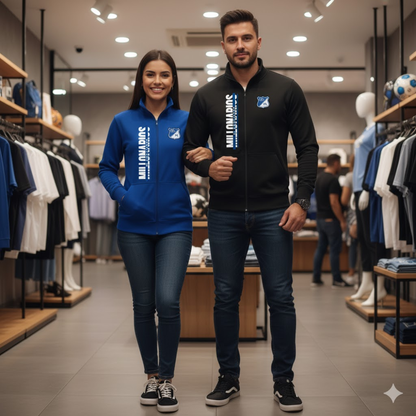 BUZO MILLONARIOS CUELLO ALTO ESTAMPADO