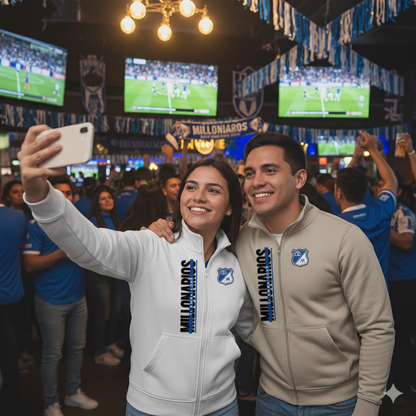 BUZO MILLONARIOS CUELLO ALTO ESTAMPADO