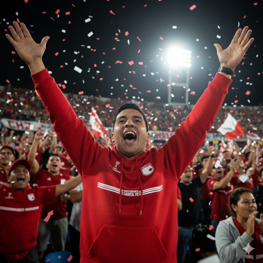BUZO SANTA FE CON CAPOTA LOGOS BORDADOS
