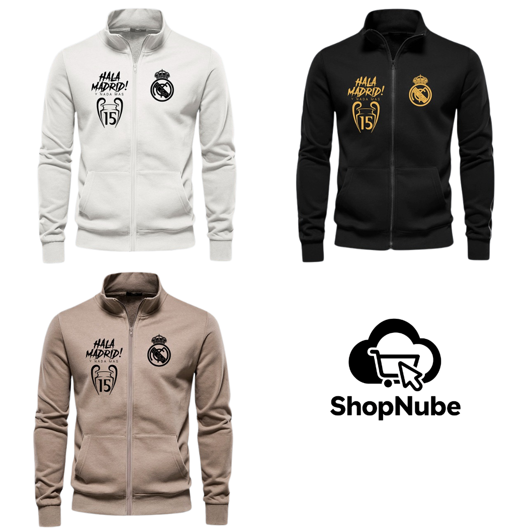 BUZO CUELLO ALTO REAL MADRID ESTAMPADO