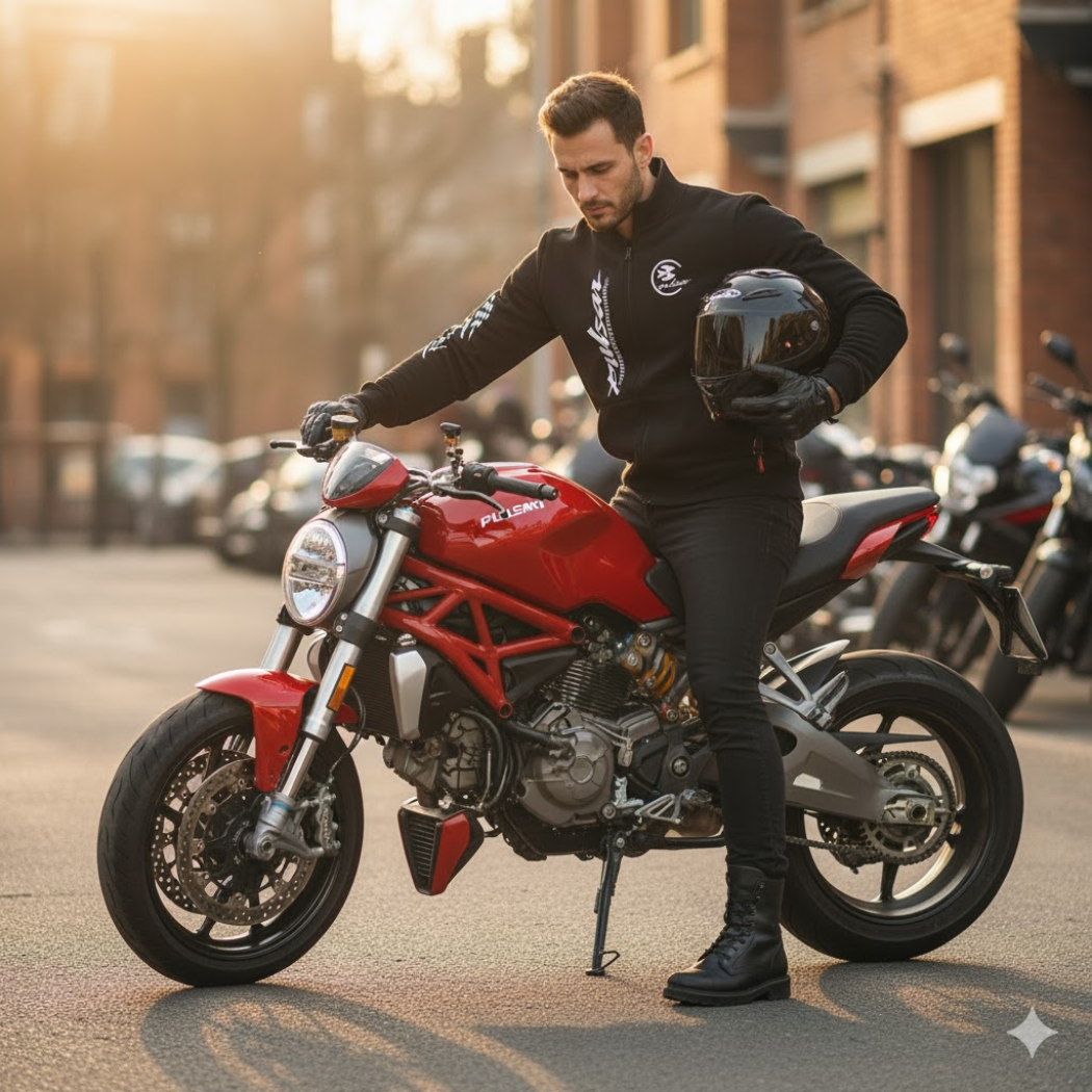 BUZO CUELLO ALTO PULSAR ESTAMPADO