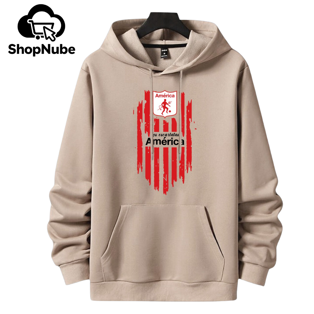 BUZO AMERICA ESTAMPADO - FRANJAS