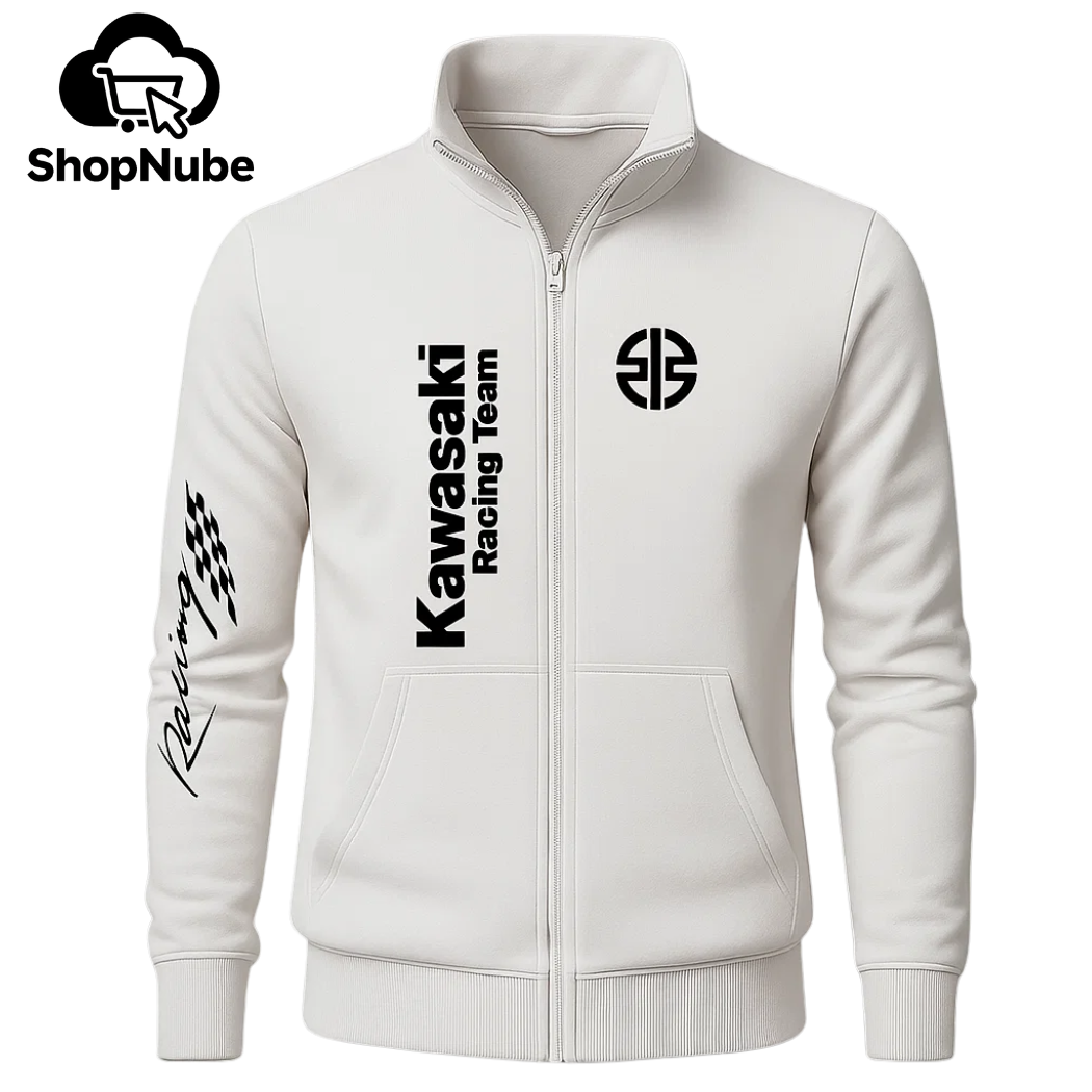 BUZO CUELLO ALTO MOTO KAWASAKI ESTAMPADO