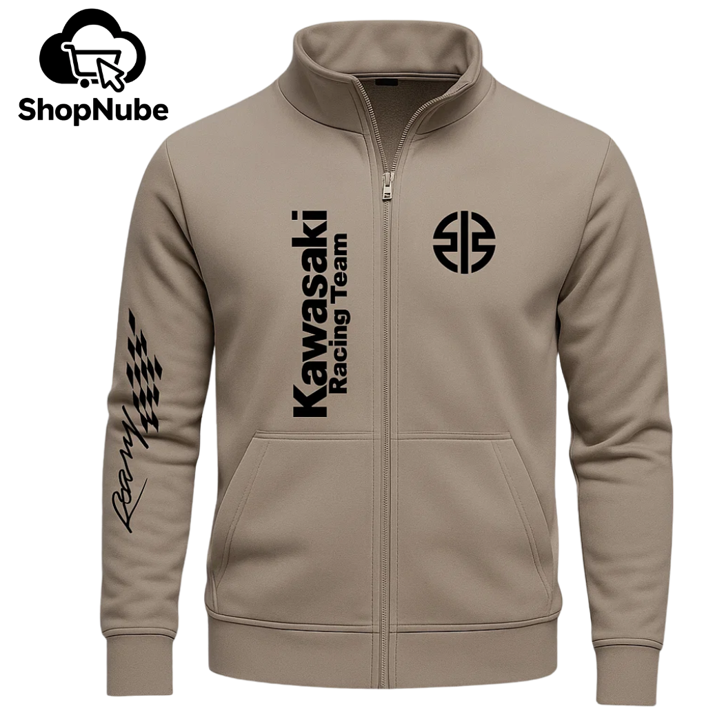 BUZO CUELLO ALTO MOTO KAWASAKI ESTAMPADO