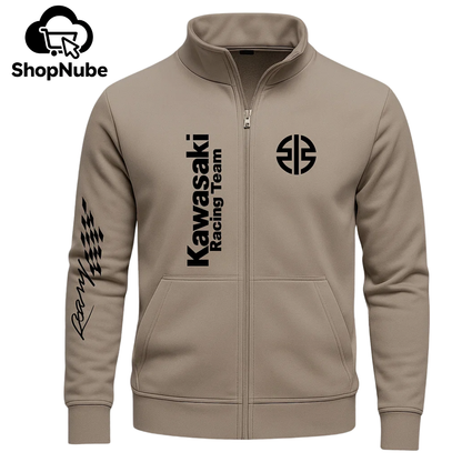 BUZO CUELLO ALTO MOTO KAWASAKI ESTAMPADO