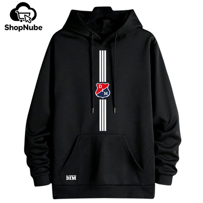 BUZO CON CAPOTA INDEPENDIENTE MEDELLÍN ESTAMPADO - FRANJA