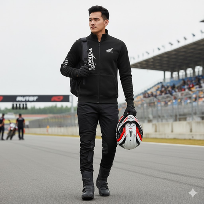 BUZO CUELLO ALTO HONDA ESTAMPADO