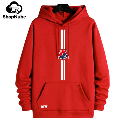 BUZO CON CAPOTA INDEPENDIENTE MEDELLÍN ESTAMPADO - FRANJA