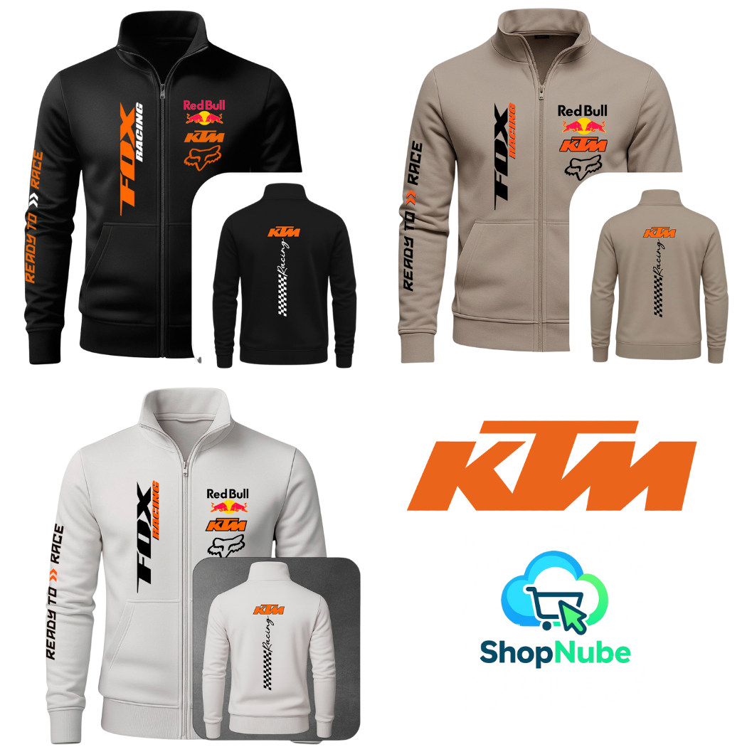 BUZO CUELLO ALTO KTM ESTAMPADO