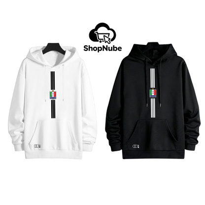 BUZO ONCE CALDAS CON CAPOTA ESTAMPADO - LINEA