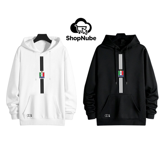 BUZO ONCE CALDAS CON CAPOTA ESTAMPADO - LINEA