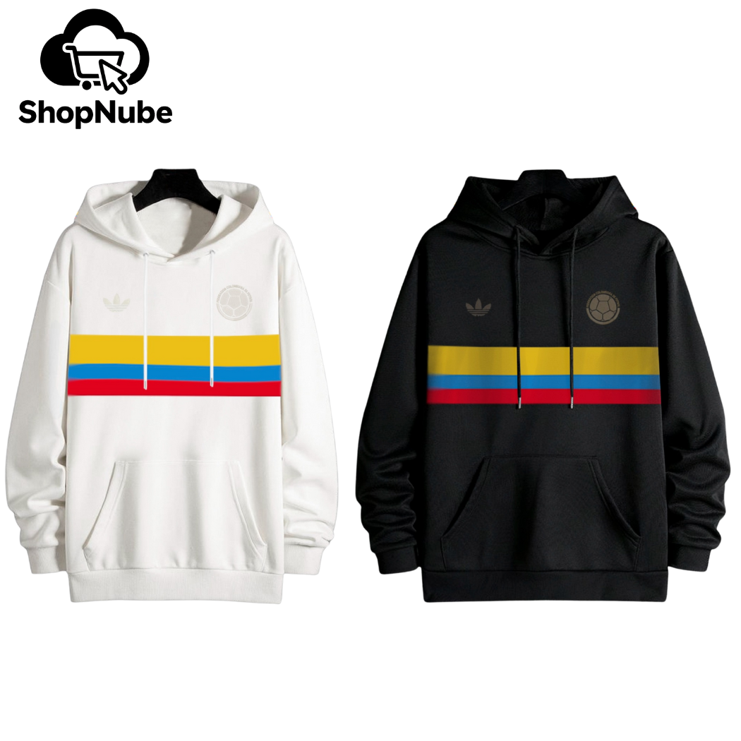 BUZO CON CAPOTA BANDERA DE COLOMBIA