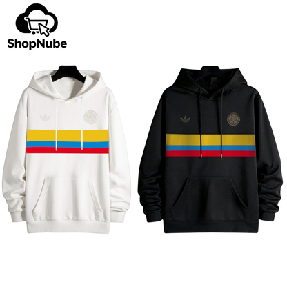 BUZO CON CAPOTA BANDERA DE COLOMBIA