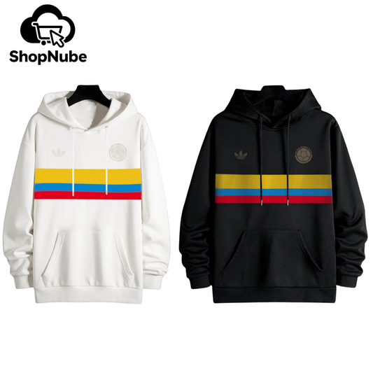 BUZO CON CAPOTA BANDERA DE COLOMBIA