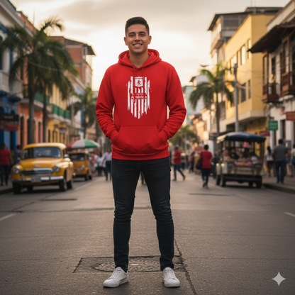 BUZO AMERICA ESTAMPADO - FRANJAS