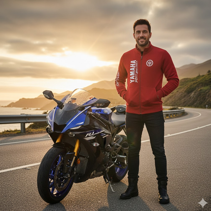 BUZO CUELLO ALTO YAMAHA ESTAMPADO