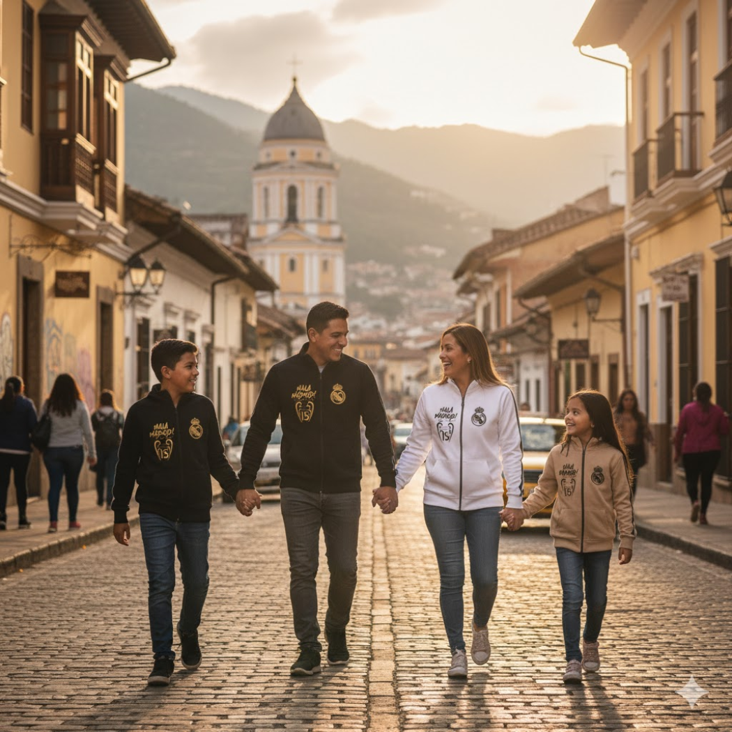 BUZO CUELLO ALTO REAL MADRID ESTAMPADO