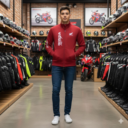 BUZO CUELLO ALTO HONDA ESTAMPADO