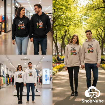 BUZOS EN PAREJA CARL Y ELLIE UP - LOGO ESTAMPADO