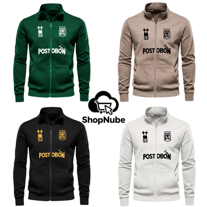 BUZO ATLETICO NACIONAL CUELLO ALTO ESTAMPADO - POSTOBÓN