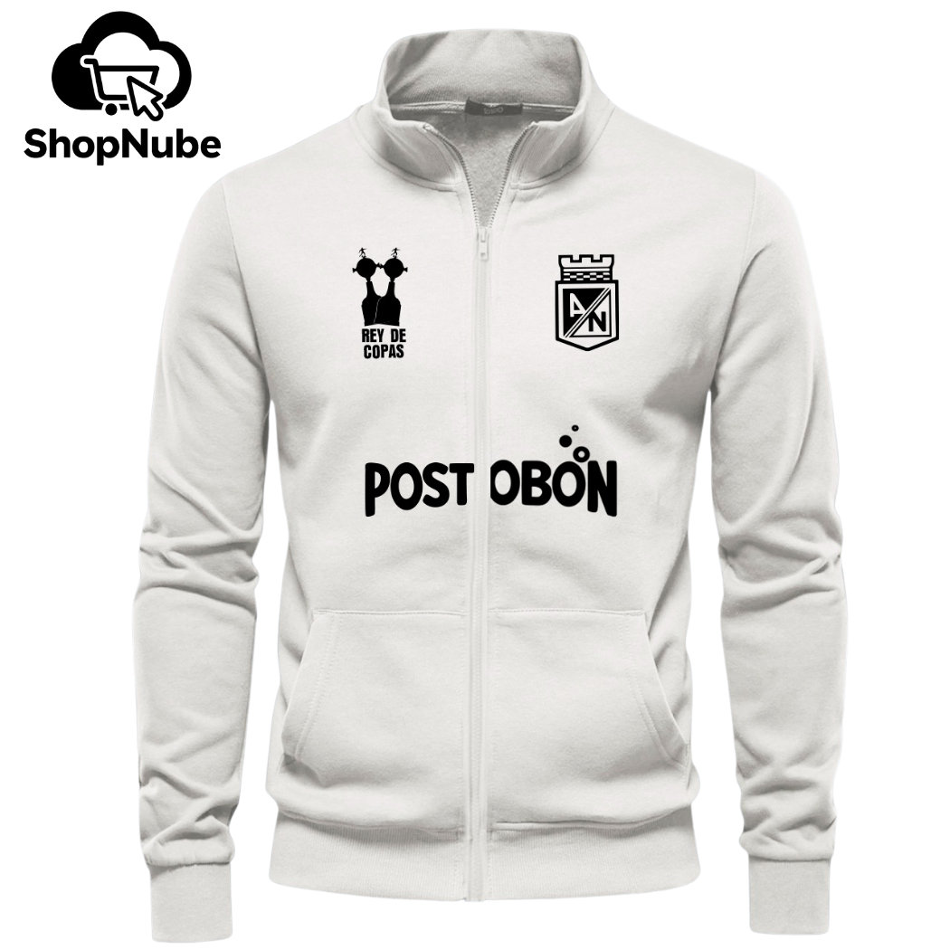 BUZO ATLETICO NACIONAL CUELLO ALTO ESTAMPADO - POSTOBÓN