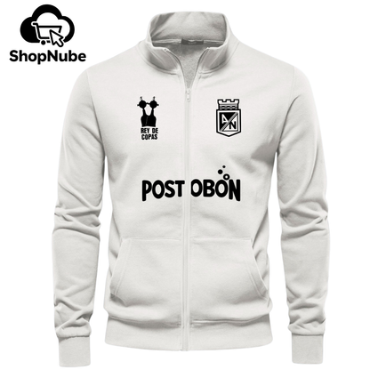 BUZO ATLETICO NACIONAL CUELLO ALTO ESTAMPADO - POSTOBÓN