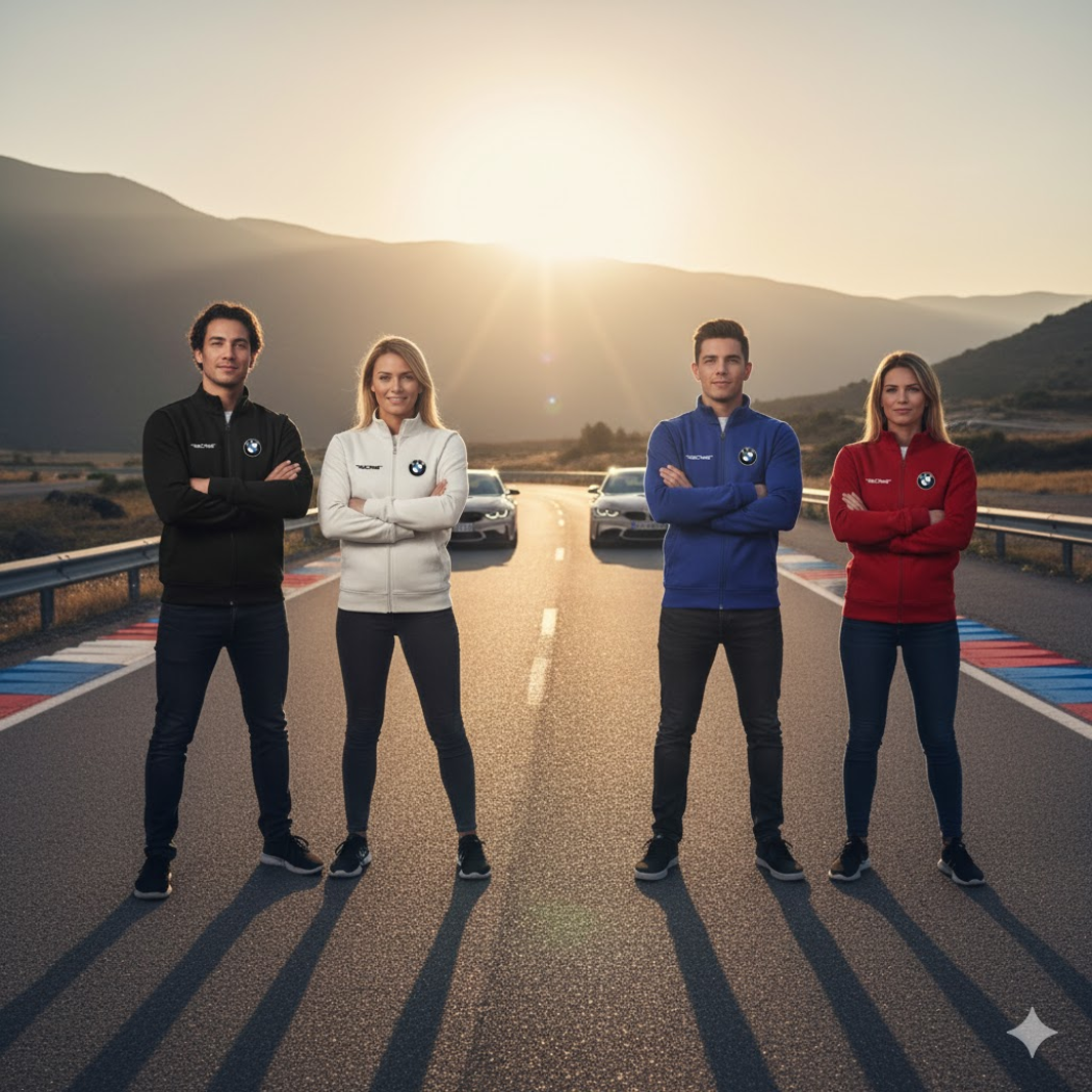 BUZO CUELLO ALTO BMW BORDADO