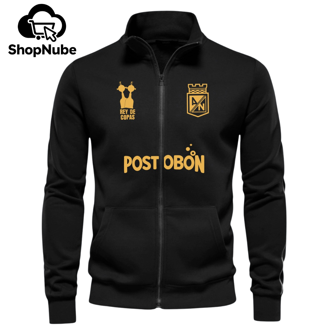 BUZO ATLETICO NACIONAL CUELLO ALTO ESTAMPADO - POSTOBÓN