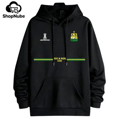 BUZO ATLETICO BUCARAMANGA CON CAPOTA - LOGO BORDADO