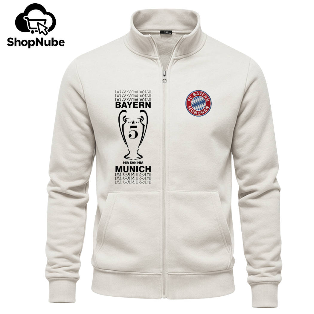 BUZO CUELLO ALTO BAYER MUNICH BORDADO
