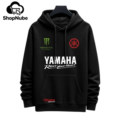 BUZO CON CAPOTA YAMAHA ESTAMPADO