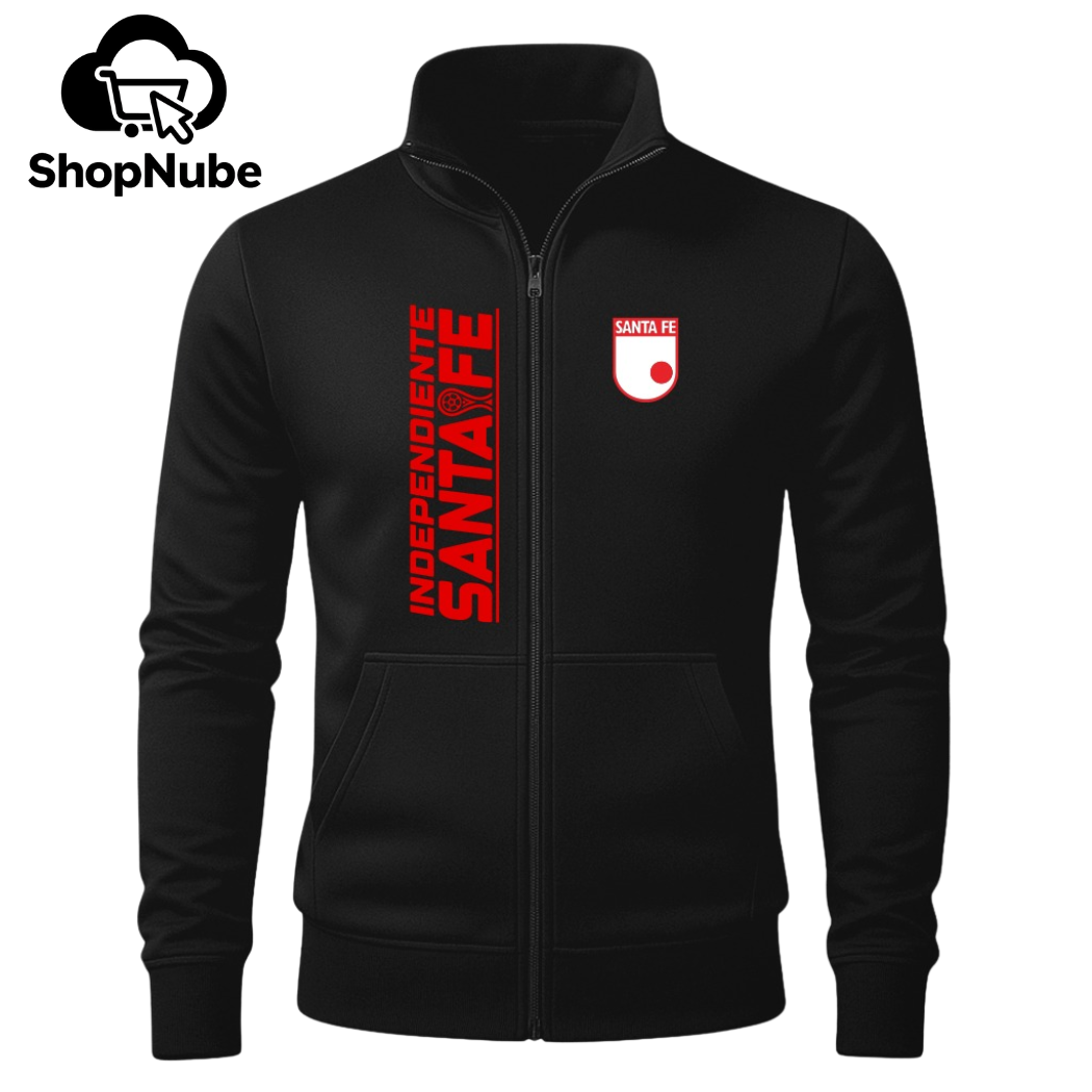 BUZO SANTA FE CUELLO ALTO - LOGO BORDADO