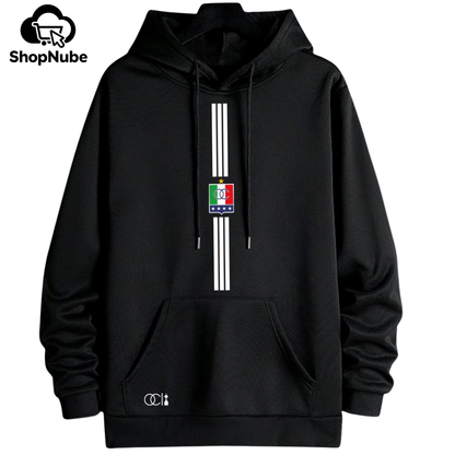 BUZO ONCE CALDAS CON CAPOTA ESTAMPADO - LINEA