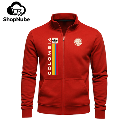 BUZO CUELLO ALTO COLOMBIA LOGO BORDADO