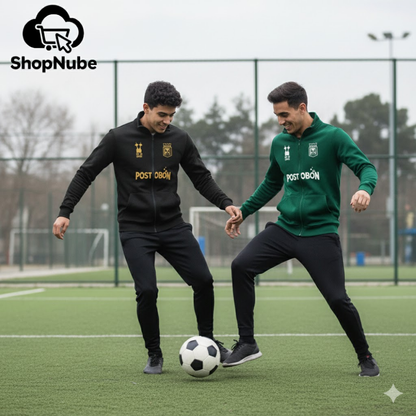 BUZO ATLETICO NACIONAL CUELLO ALTO ESTAMPADO - POSTOBÓN