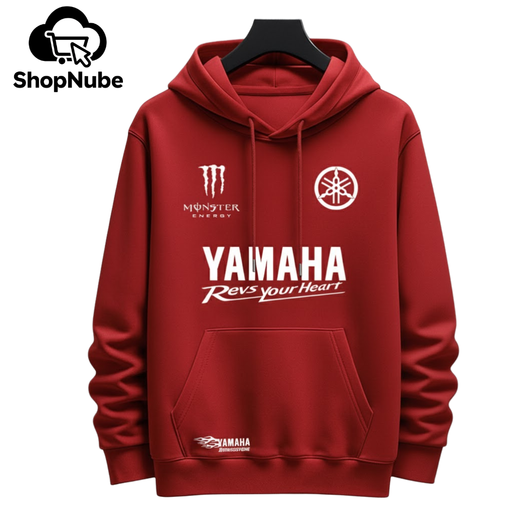 BUZO CON CAPOTA YAMAHA ESTAMPADO