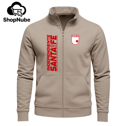 BUZO SANTA FE CUELLO ALTO - LOGO BORDADO